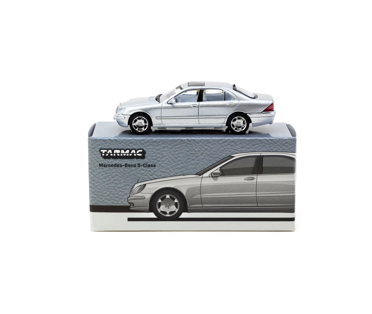 Mercedes-Benz Classe S Argent Brillant Métallisé - Tarmac Works - Échelle 1/64 T64G-072-SL