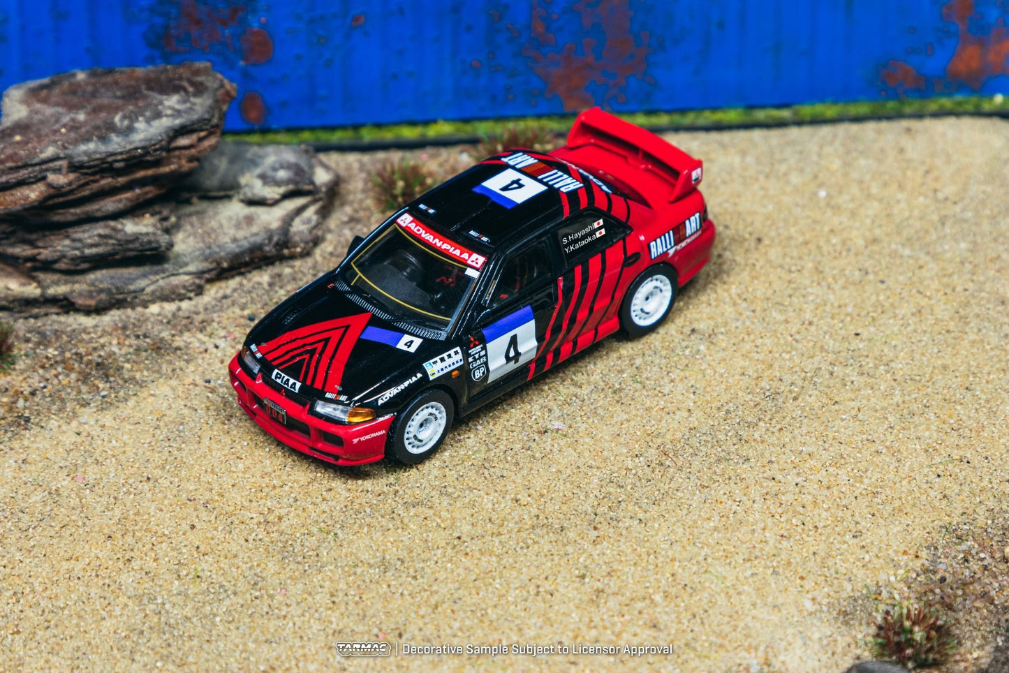 Tarmac Works - Mitsubishi Lancer Evolution III China Rally 1998 Yoshihiro Kataoka - GLOBAL64 - 1/64 Scale T64G-050-98CR04