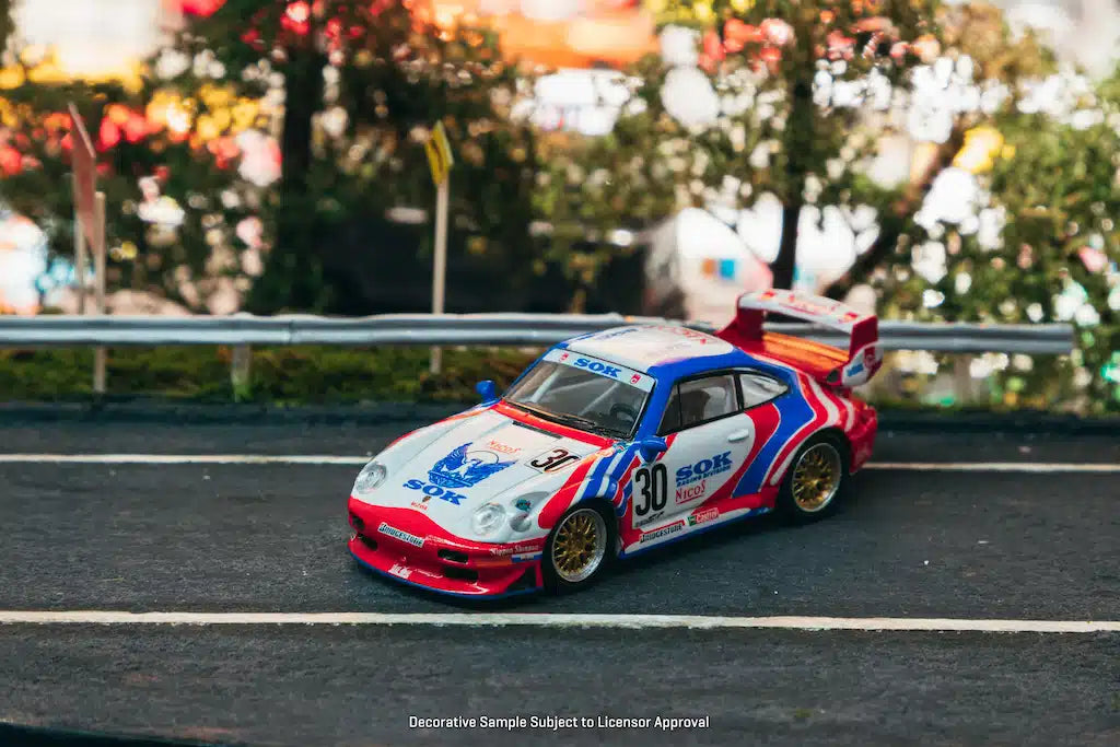 Tarmac Works - Porsche 911 GT2 Sohgo-Keibi #30 - COLLAB64 Schuco - Scale 1/64 T64S-004-SK