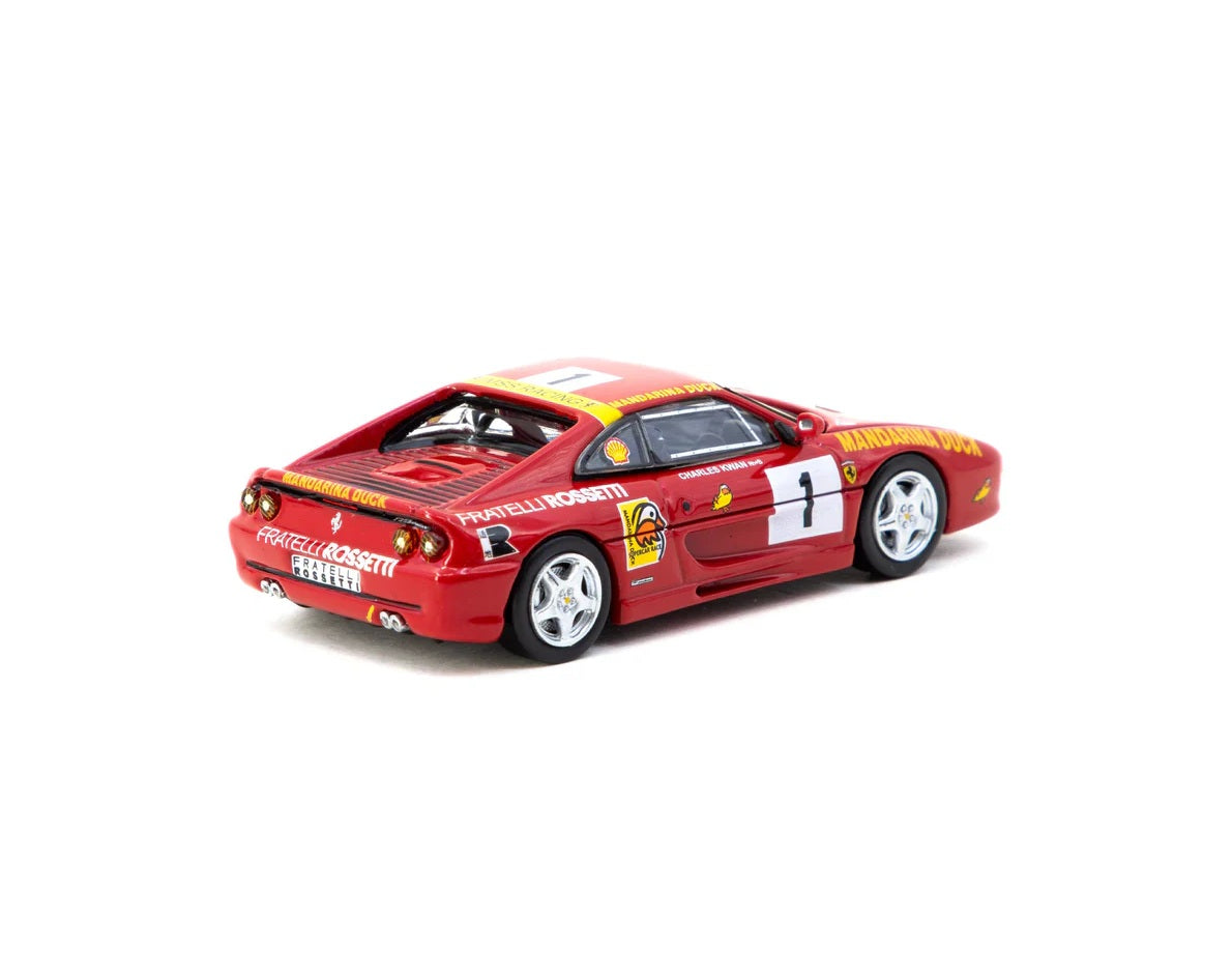 Tarmac Works - Ferrari F355 Challenge Macau Super Car Race 1994 Winner #01 Charles Kwan - HOBBY64 - Scala 1/64 T64-083-94MGP01