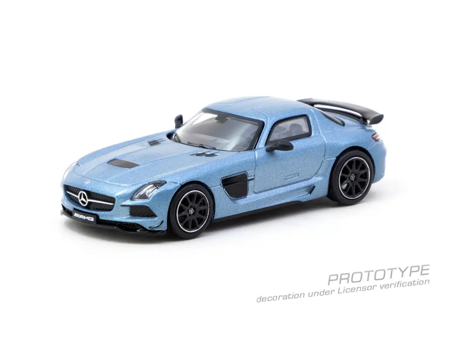 Tarmac Works - Mercedes-Benz SLS AMG Coupé Black Series Matte Blue - GLOBAL64 - Scale 1/64 T64G-027-MB