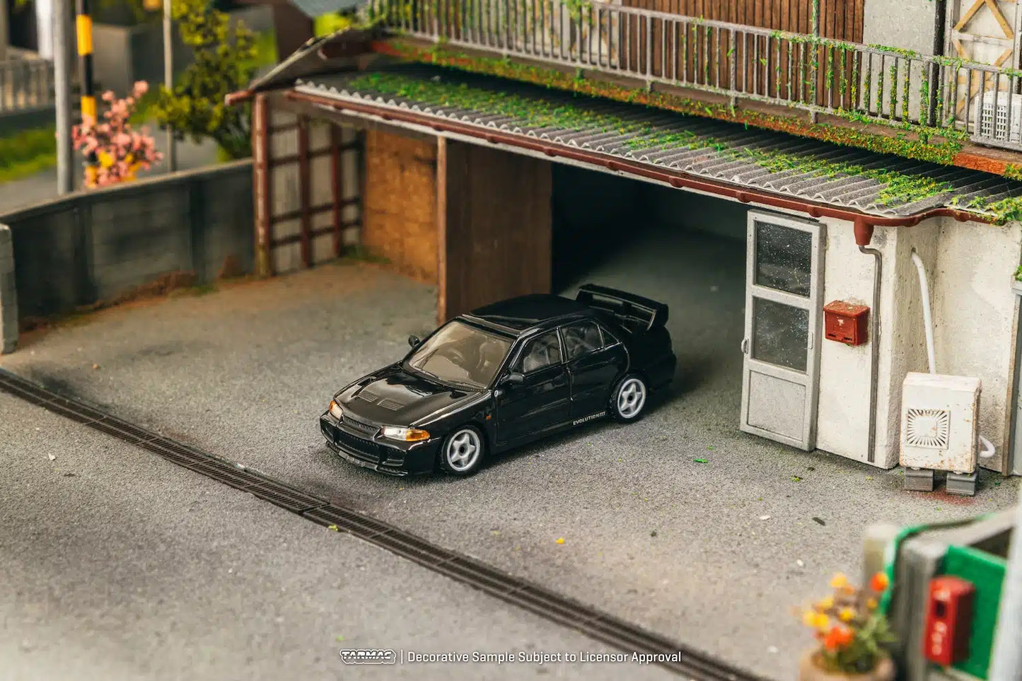 Tarmac Works - Mitsubishi Lancer GSR Evolution III Black - GLOBAL64 - Scale 1/64 T64G-050-BK