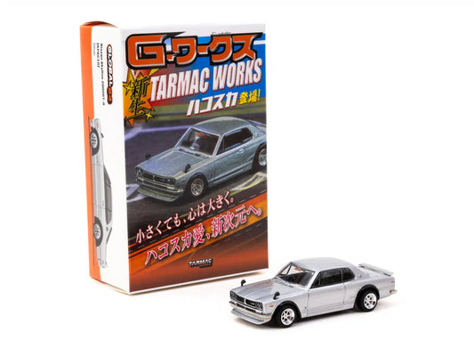 Tarmac Works - Nissan Skyline 2000 GT-R (KPGC10) Édition spéciale argent Série « Global64 » - Échelle 1/64 T64G-043-SL2