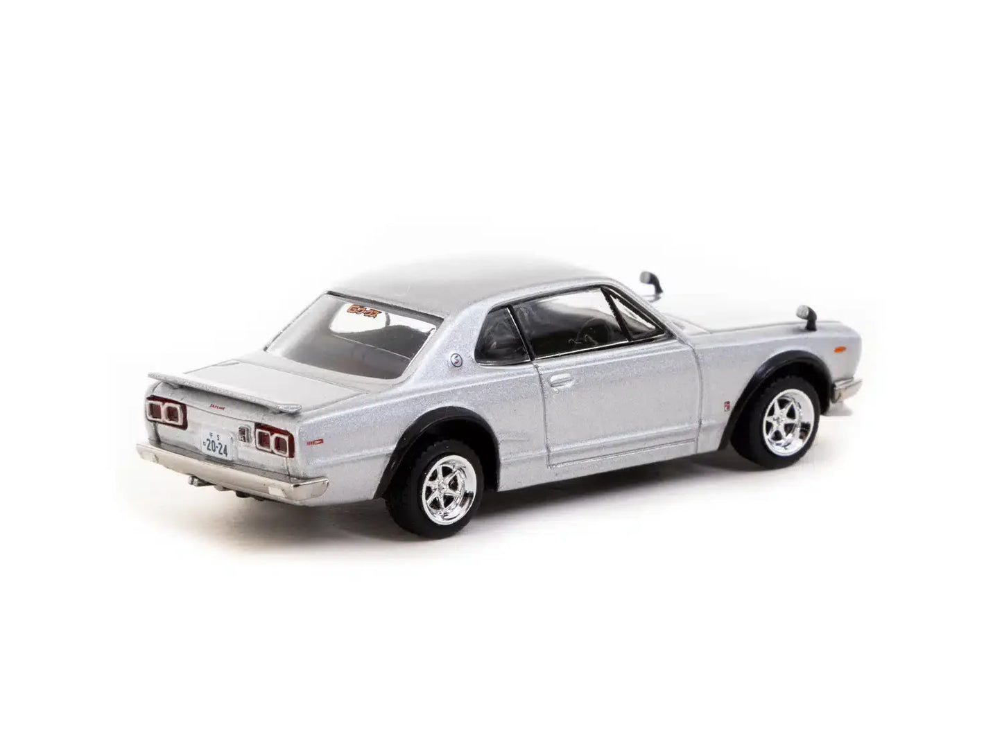 Tarmac Works - Nissan Skyline 2000 GT-R (KPGC10) Silver Special Edition "Global64" Series - Scale 1/64 T64G-043-SL2