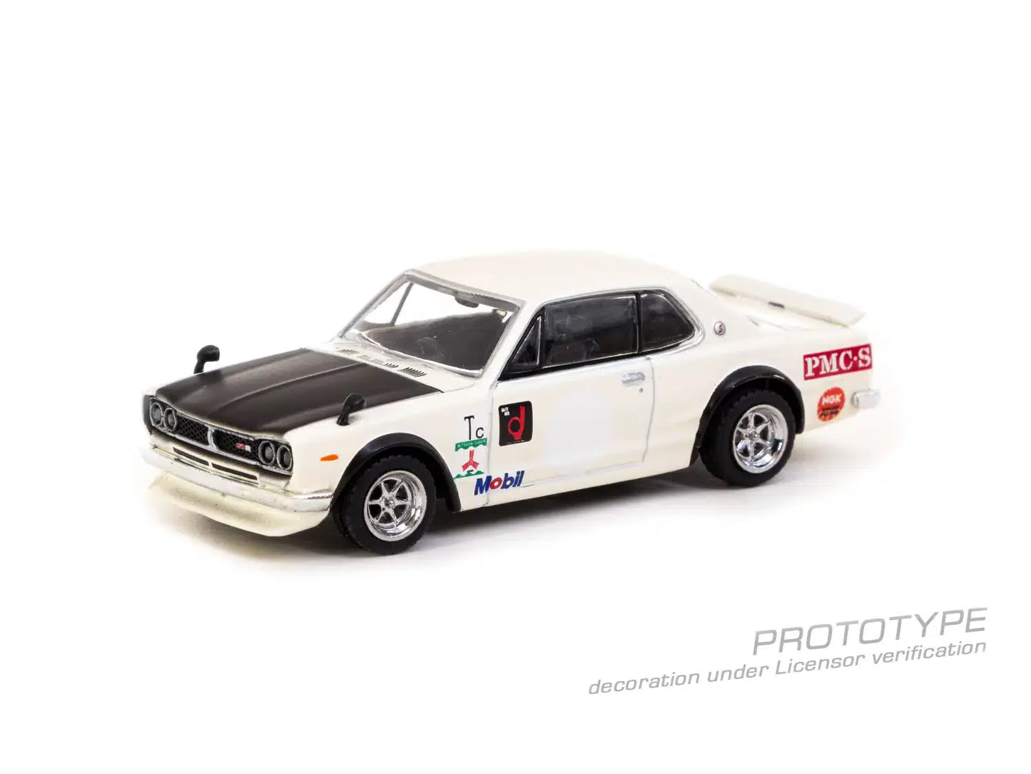 Tarmac Works - Nissan Skyline 2000 GT-R (KPGC10) White "Global64" Series - Scale 1/64 T64G-043-WH2