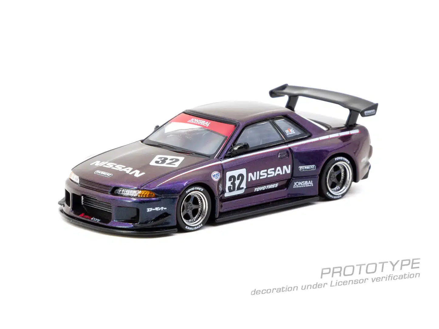 Tarmac Works - Nissan Skyline (R32) Widebody Midnight purple - GLOBAL64 - Scala 1/64 T64G-061-MP