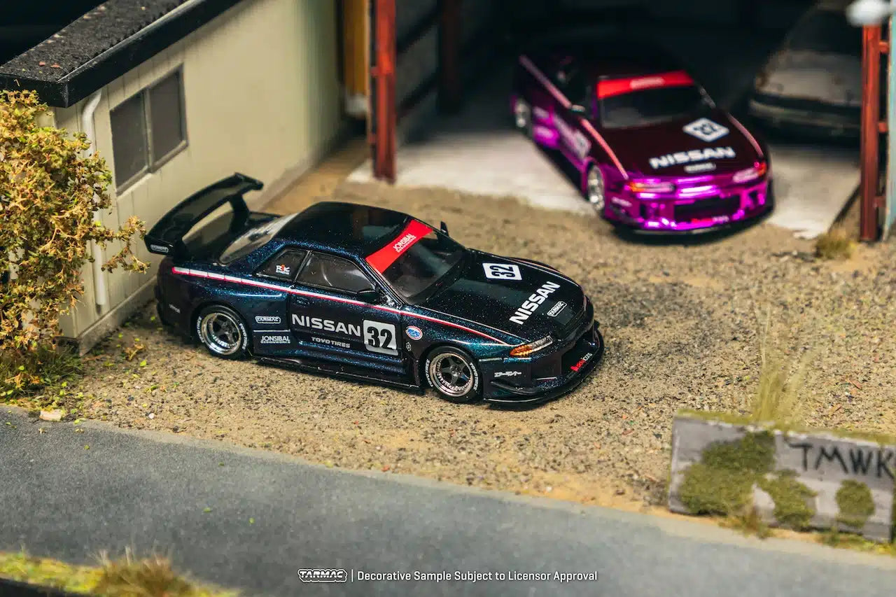 Tarmac Works - Nissan Skyline (R32) Widebody Midnight purple - GLOBAL64 - Scala 1/64 T64G-061-MP