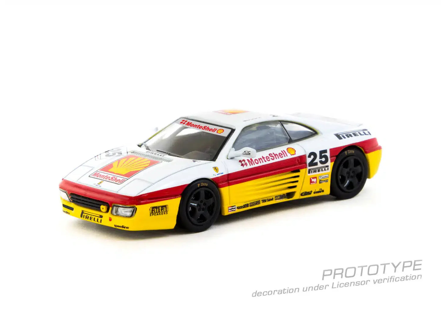 Tarmac Works - Ferrari 348 Challenge Italian GT 1994 Oscar Larrauri - HOBBY64 - Scale 1/64 T64-082-94IGT25