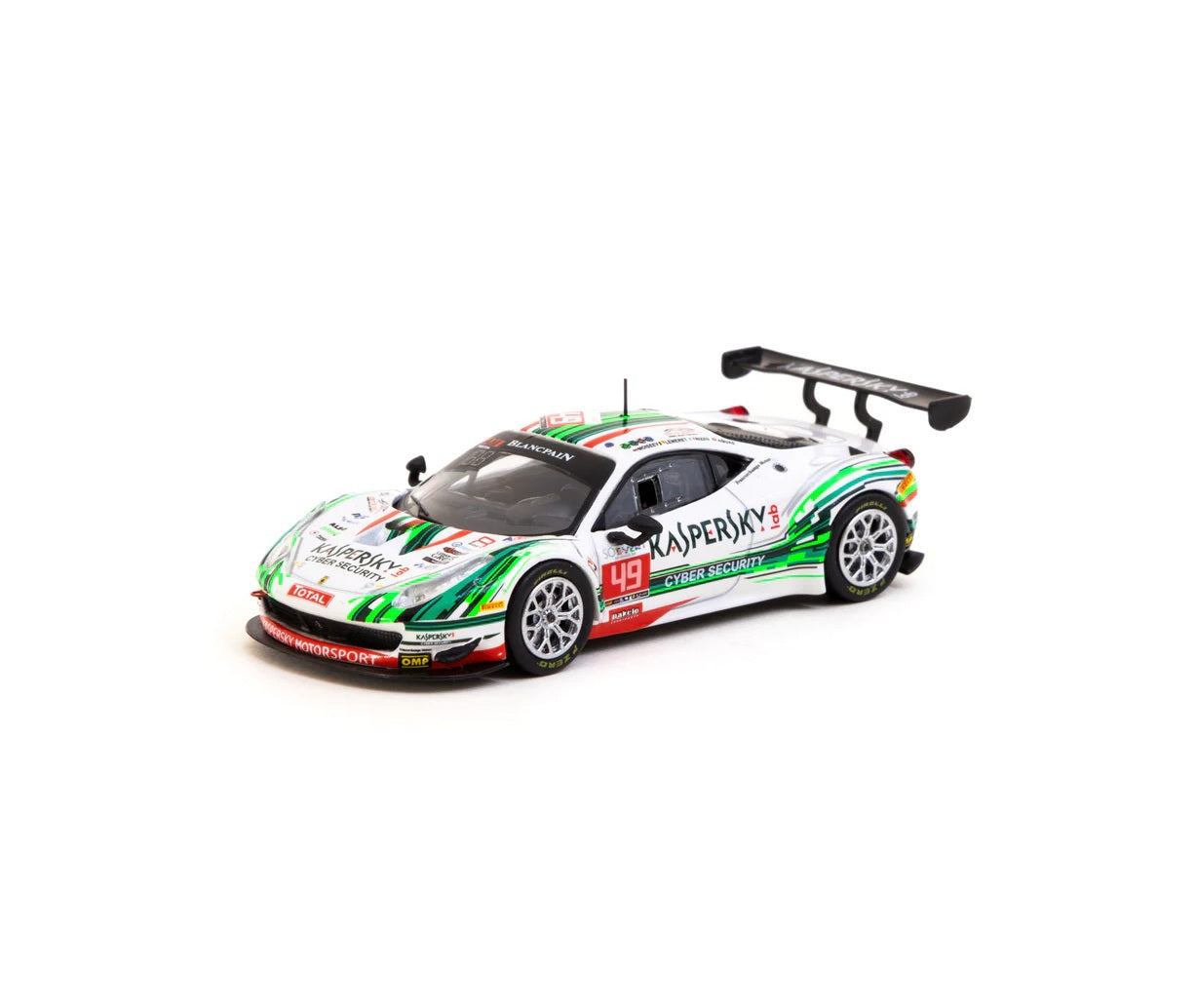 Tarmac Works - Ferrari 458 Italia GT3 24 heures de Spa 2016 - HOBBY64 - Échelle 1/64 T64-074-16SPA49