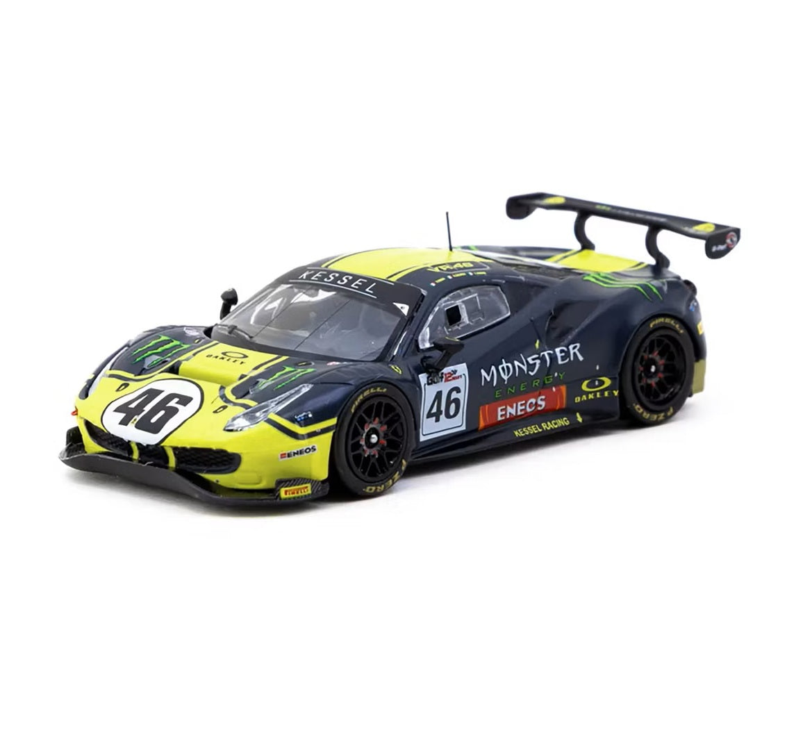 Tarmac Works - Ferrari 488 GT3 #46 Gulf 12 Hours 2019 - HOBBY64 - Scale 1/64 T64-072-19GUF46