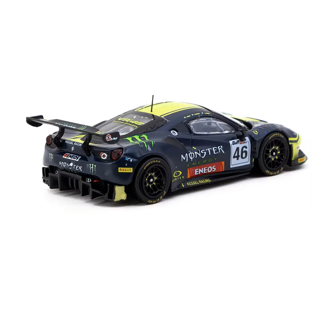 Tarmac Works - Ferrari 488 GT3 #46 Gulf 12 Hours 2019 - HOBBY64 - Scale 1/64 T64-072-19GUF46