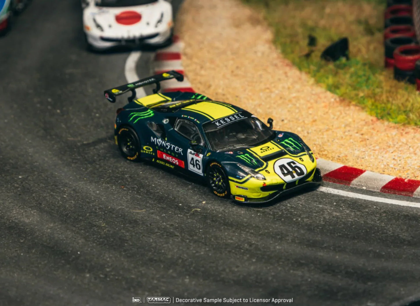 Tarmac Works - Ferrari 488 GT3 #46 Gulf 12 Hours 2019 - HOBBY64 - Scale 1/64 T64-072-19GUF46