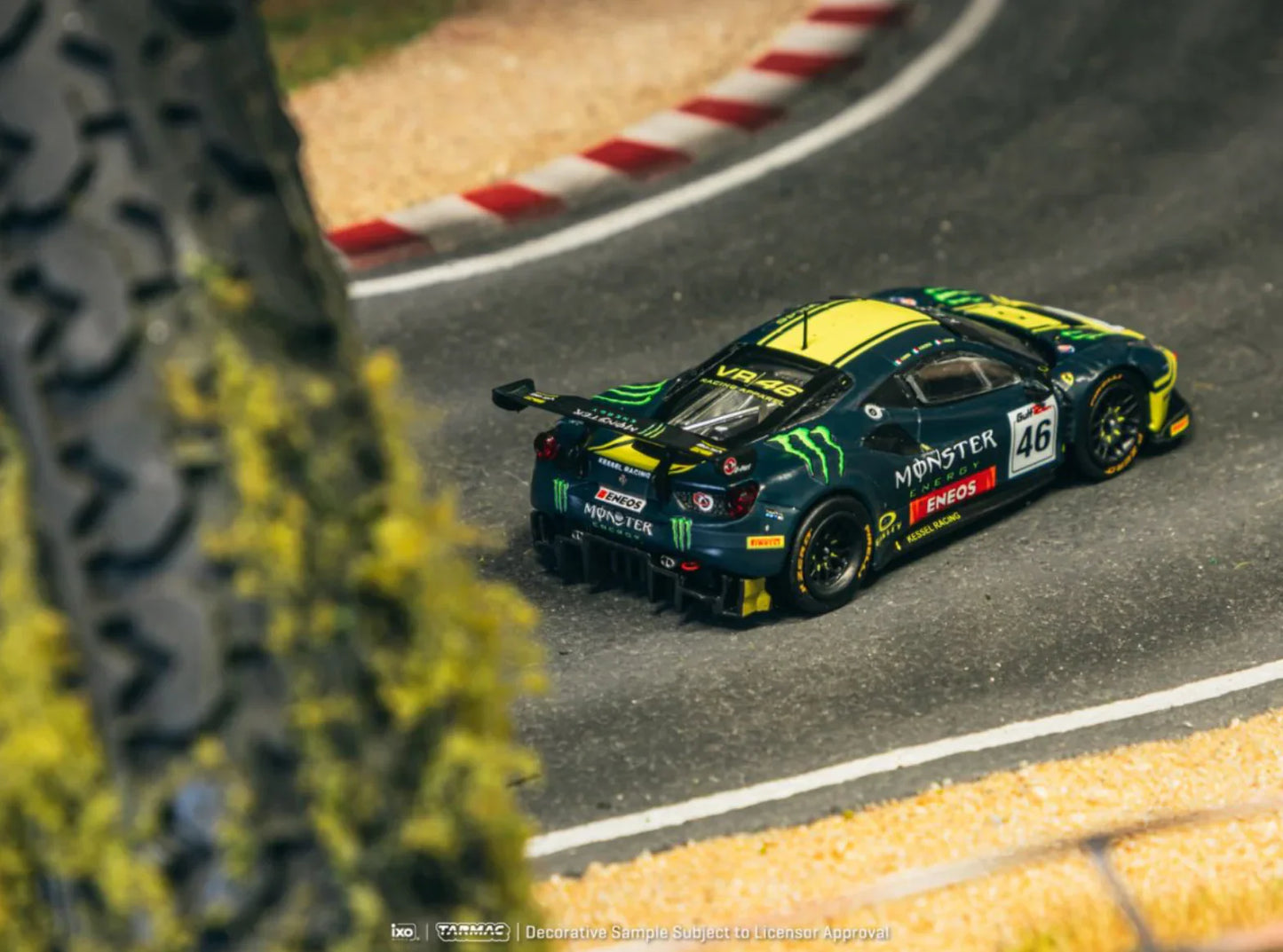 Tarmac Works - Ferrari 488 GT3 #46 Gulf 12 Hours 2019 - HOBBY64 - Scale 1/64 T64-072-19GUF46