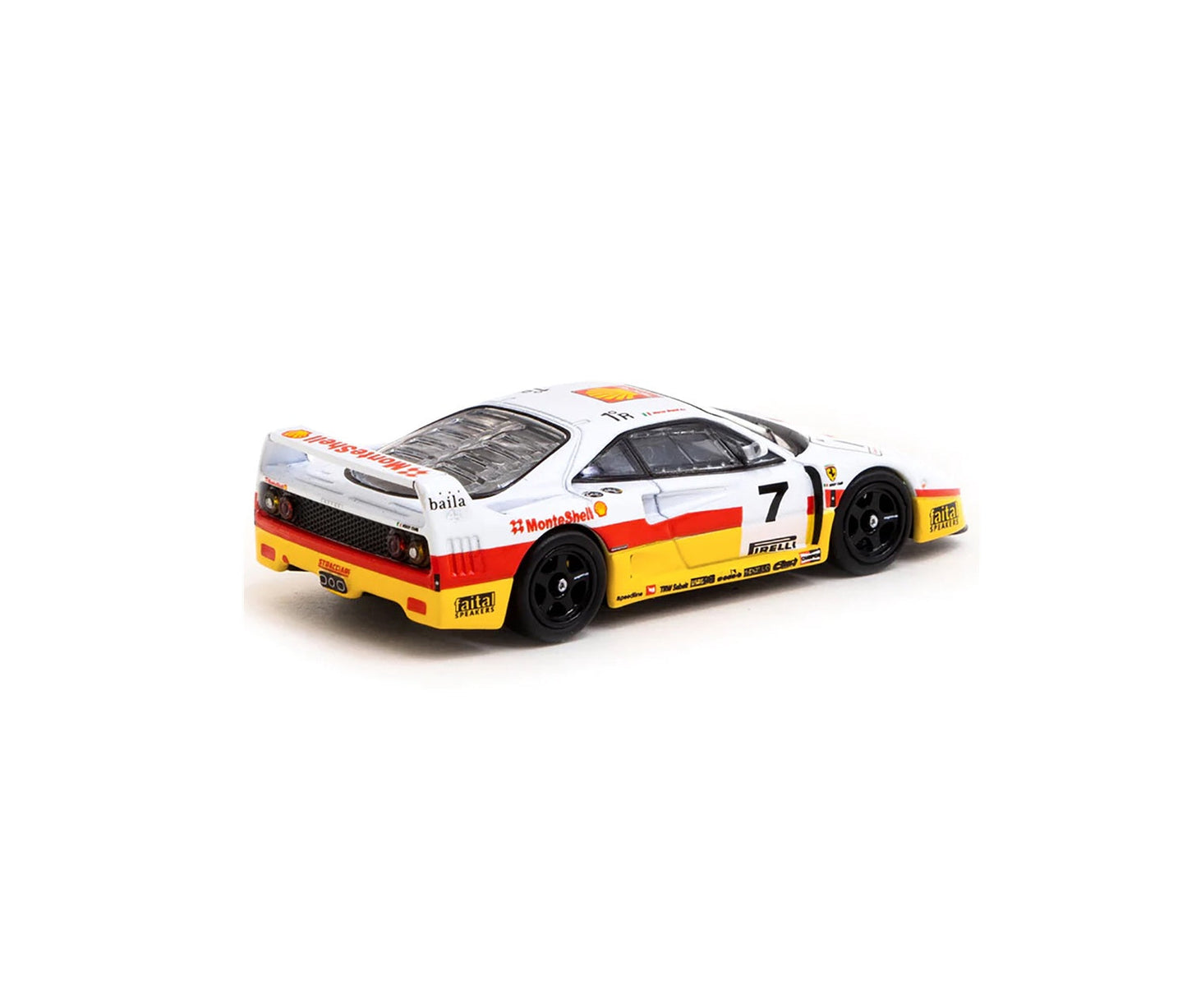Tarmac Works - Ferrari F40 GT Championnat d'Italie GT 1993 Marco Brand - HOBBY64 - Échelle 1/64 T64-076-931GT07