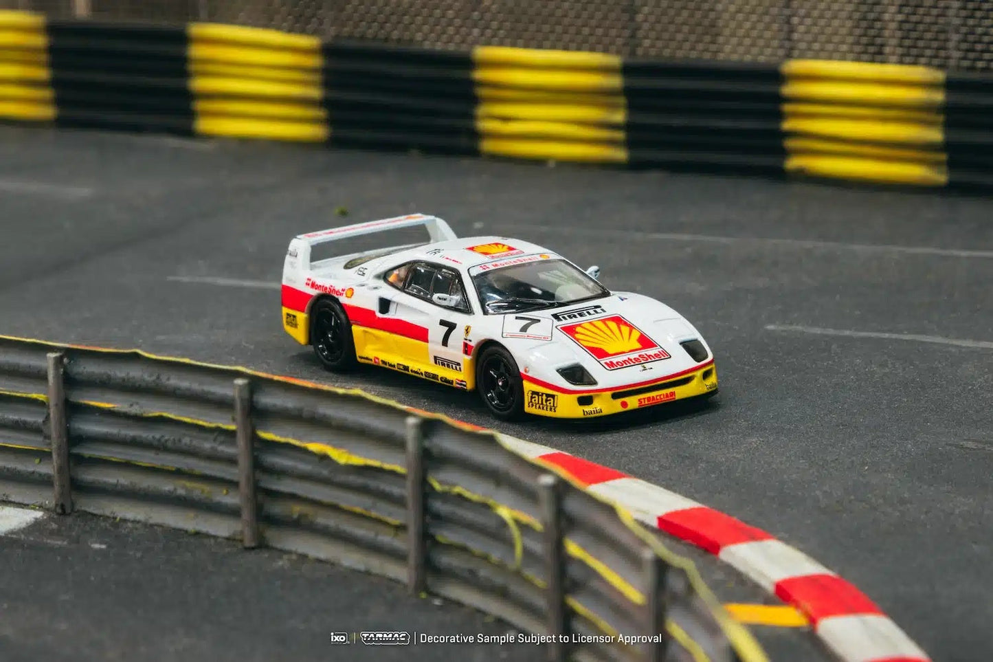 Tarmac Works - Ferrari F40 GT Championnat d'Italie GT 1993 Marco Brand - HOBBY64 - Échelle 1/64 T64-076-931GT07