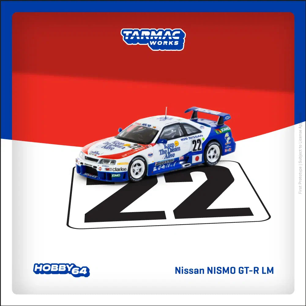 Tarmac Works - Nissan NISMO GT-R LM 24h of Le Mans 1995 - HOBBY64 - Scala 1/64 T64-067-95LM22