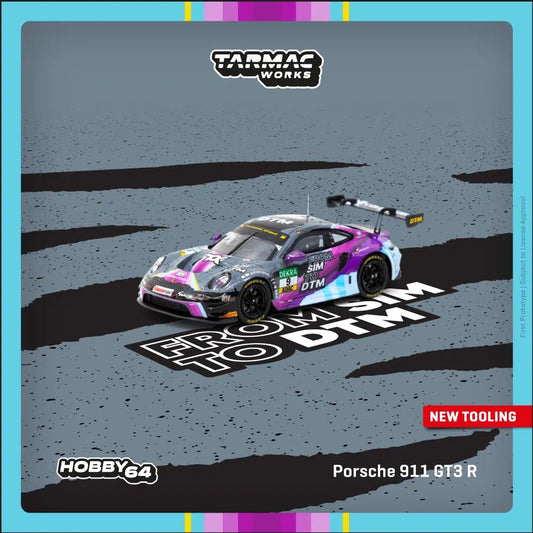 Tarmac Works - Porsche 911 GT3 R DTM 2023 Tim Heinemann - HOBBY64 - Échelle 1/64 T64-084-23DTM09