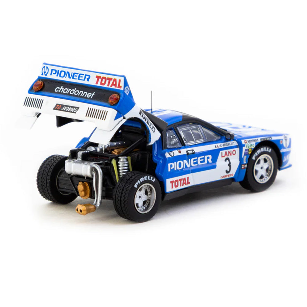 Tarmac Works - Lancia 037 Rally Ypres 24 Hours Rally 1983 - HOBBY64+ - Scala 1/64 T64P-TL002-83YR03