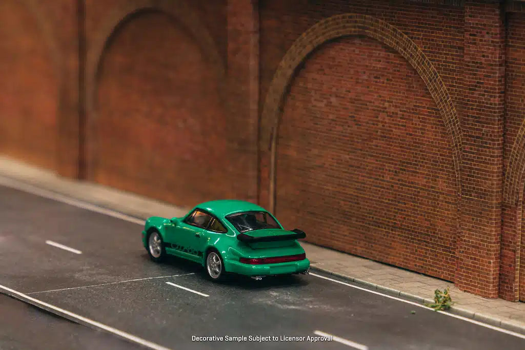 Tarmac Works - Porsche 911 Turbo Green - COLLAB64 Schuco - Scale 1/64 T64S-009-GR