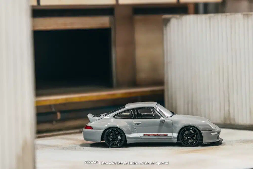 Tarmac Works - 993 Remastered By Gunther Werks Gray - ROAD64 - Scale 1/64 T64R-TL054-GY