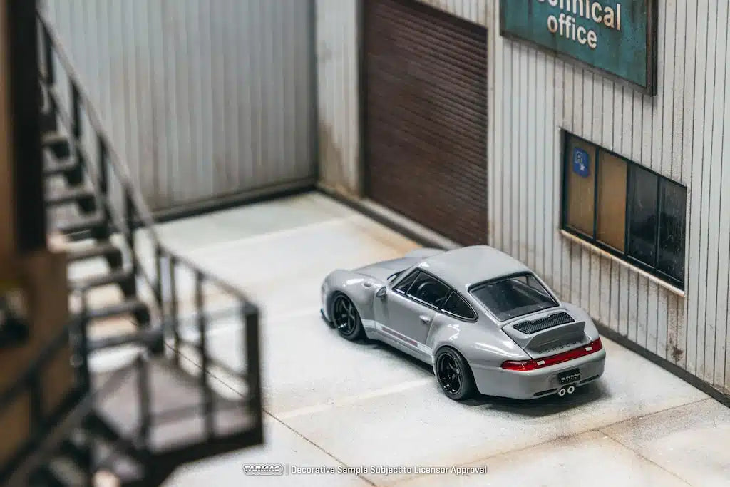 Tarmac Works - 993 Remastered By Gunther Werks Gray - ROAD64 - Scale 1/64 T64R-TL054-GY