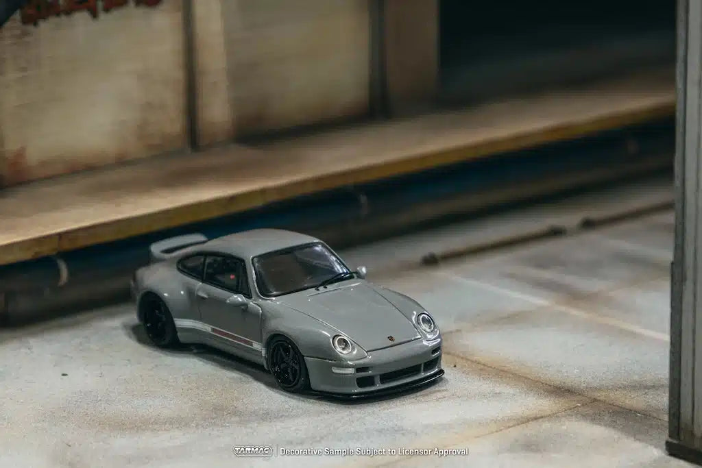 Tarmac Works - 993 Remastered By Gunther Werks Gray - ROAD64 - Scale 1/64 T64R-TL054-GY