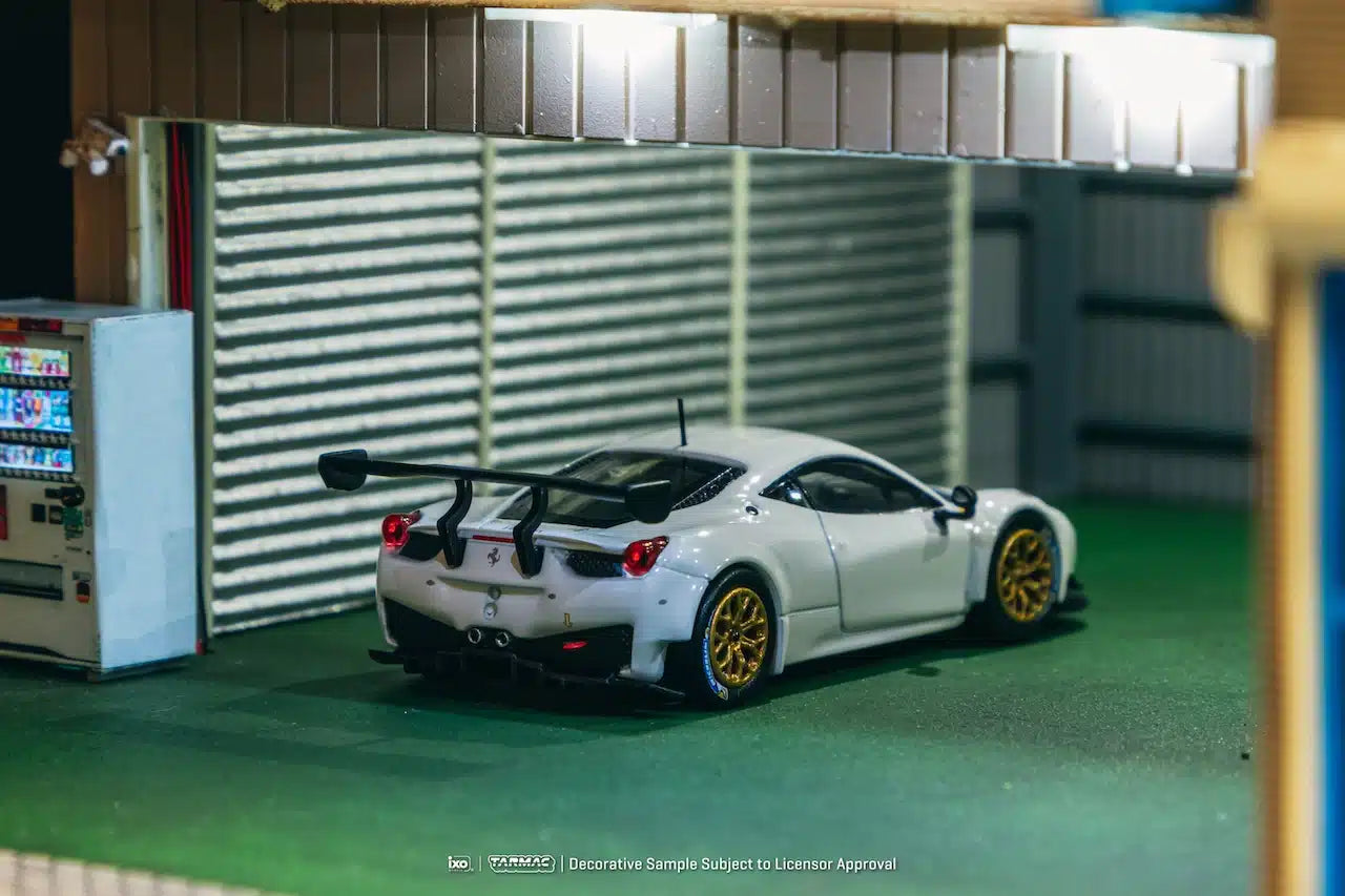 Tarmac Works - Ferrari 458 Italia GT3 White - ROAD64 - Scale 1/64 T64R-074-WH