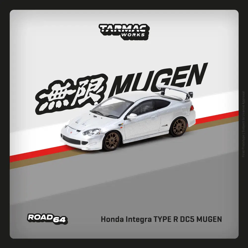 Tarmac Works - Honda Integra TYPE R DC5 MUGEN Silver - ROAD64 - Scala 1/64 T64R-TL022-SL