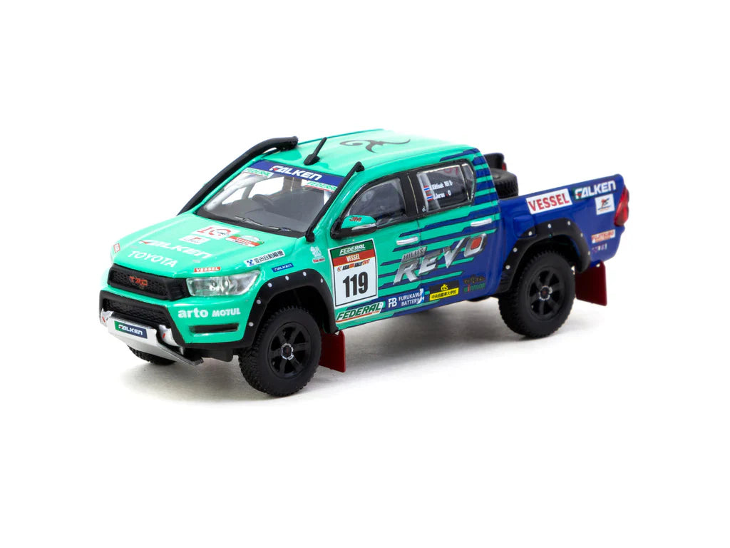 Tarmac Works - Toyota Hilux "Falken" AXCR 2017 - HOBBY64 - Scale 1/64 T64-041-FAL