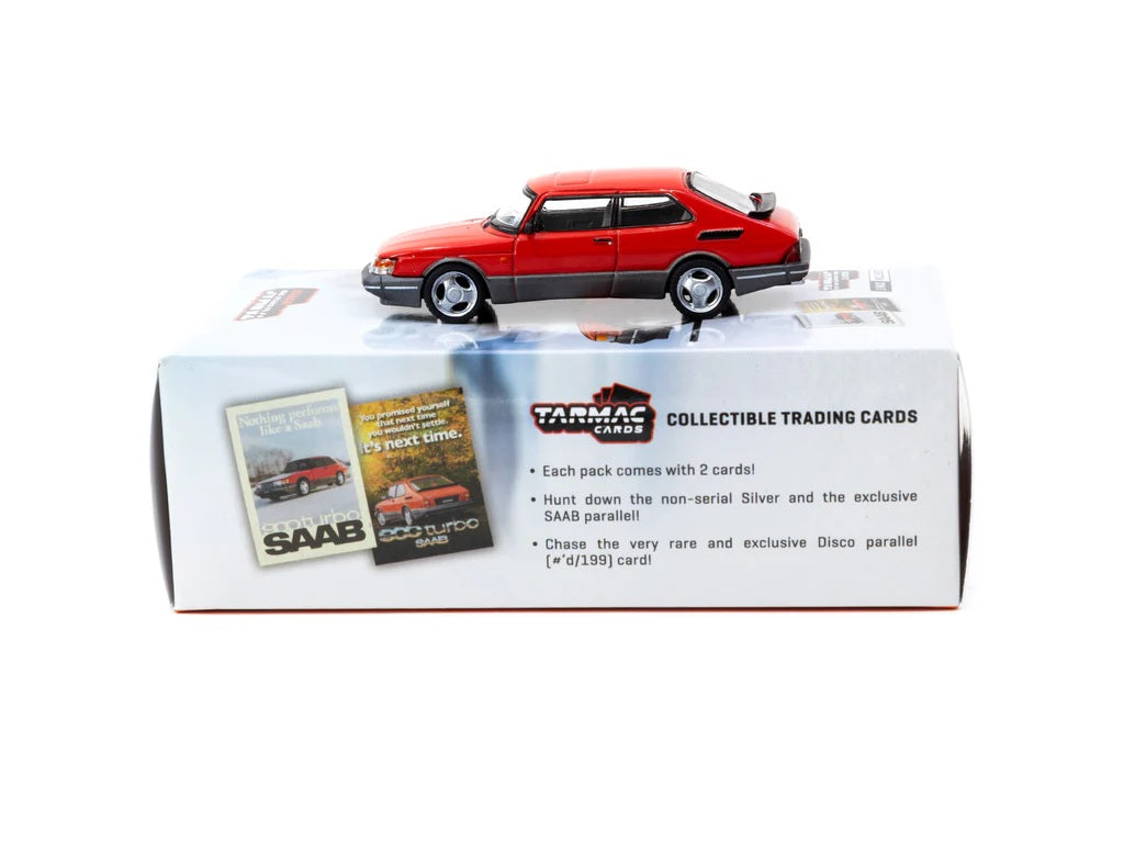 Tarmac Works - Saab 900 Turbo Rouge - GLOBAL64 - Échelle 1/64 T64G-056-RE