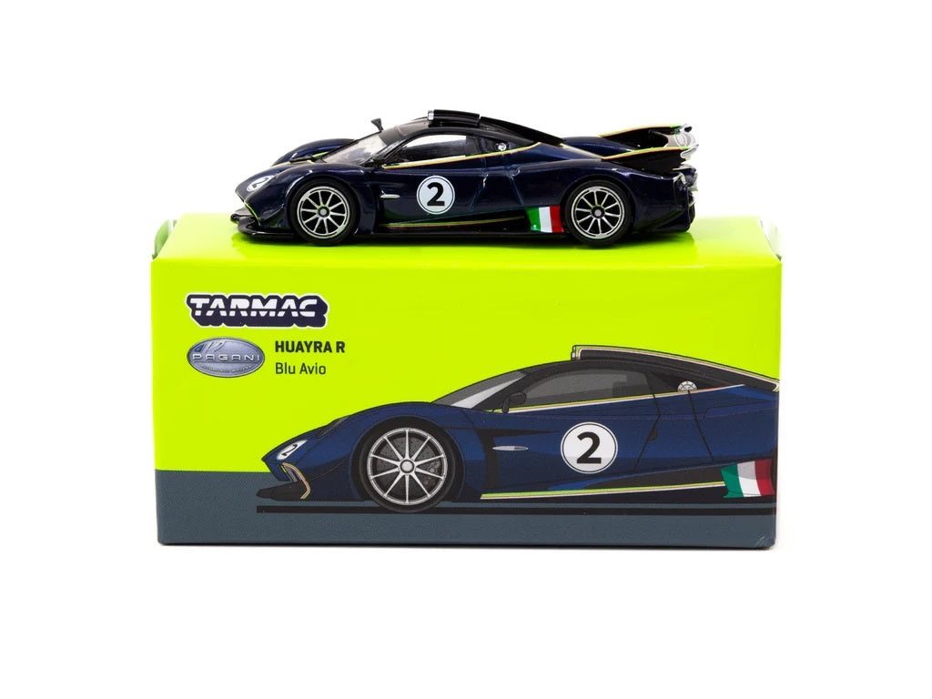 Tarmac Works - Pagani Huayra R Avio Bleu - Échelle 1/64 T64G-TL035-BL
