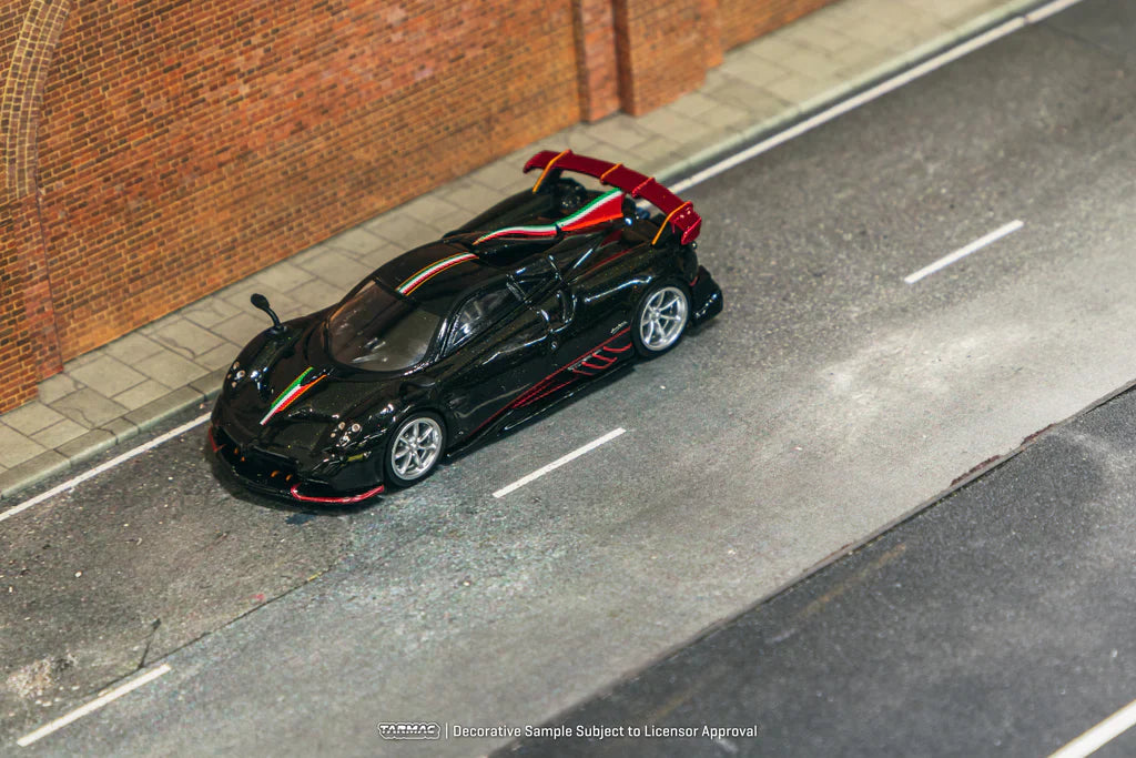 Tarmac Works - Pagani Imola Nero Oro - MiJo Exclusives - 1/64 Scale T64G-TL046-BK