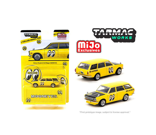 Tarmac Works - Datsun Bluebird 510 Wagon Mooneyes - Échelle 1/64 T64G-026-ME2