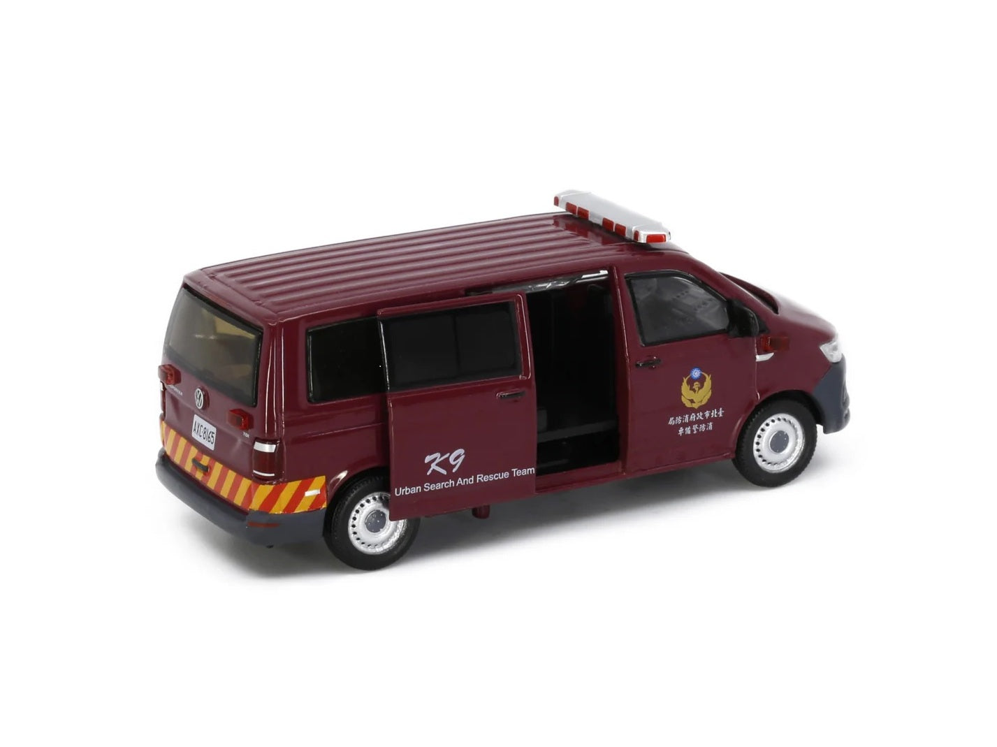 Tiny - Volkswagen T6 Transporter - Tapei Fire Department (ATC64559) - Scala 1/64
