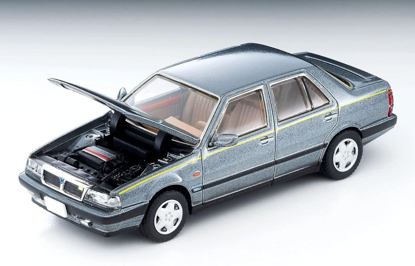 Tomytec Tomica Limited Vintage Neo - Lancia Thema 8.32 Phase II Grise - Échelle 1/64 LV-N275b