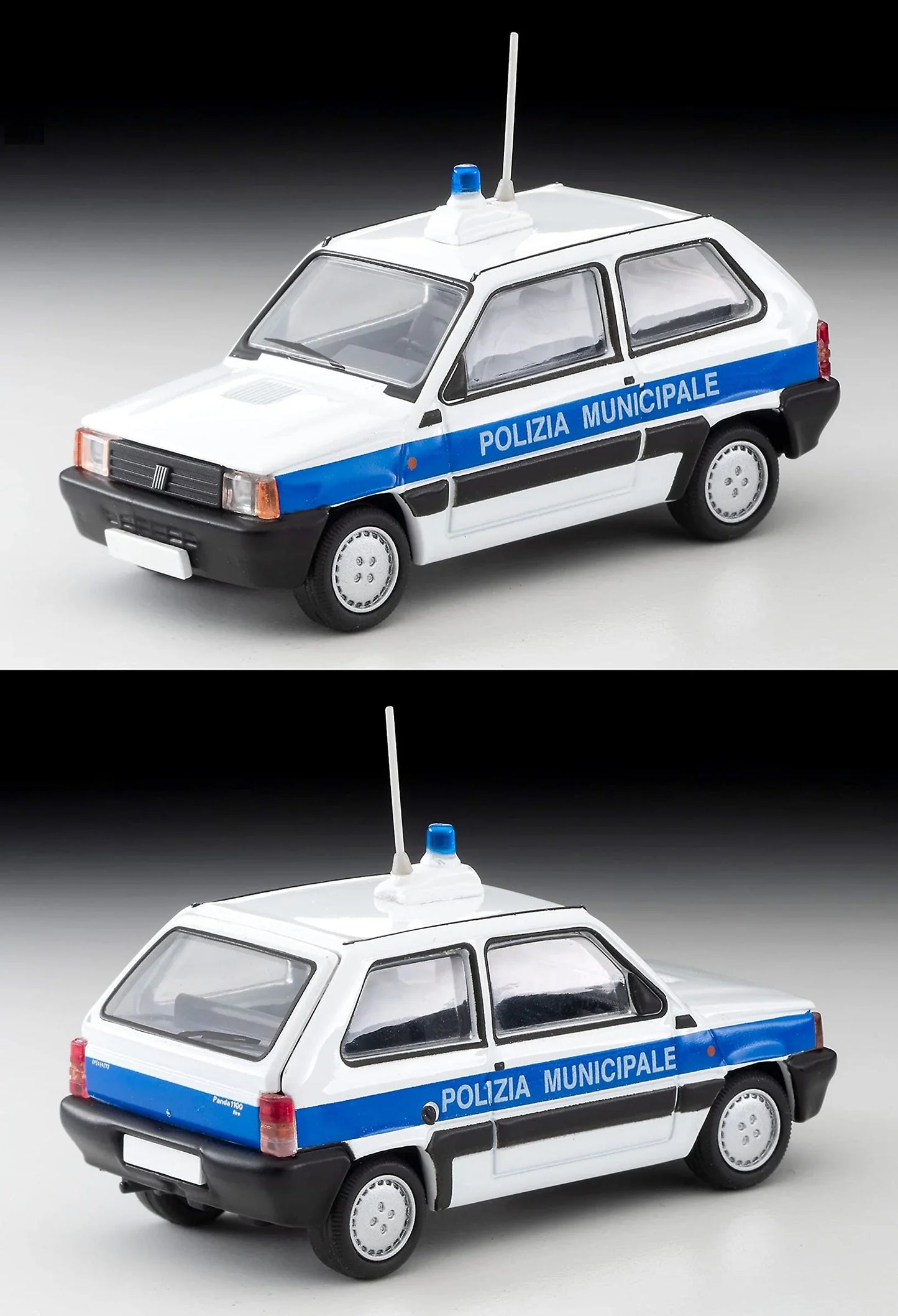 Tomytec Tomica Limited Vintage Neo - Fiat Panda Polizia Municipale - Scala 1/64 LV-N240a