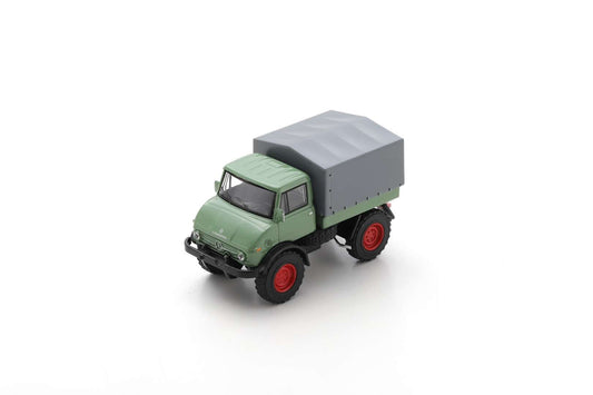 Schuco - Mercedes-Benz Unimog U406 Jantes Vert/Rouge - Échelle 1/64 452037900