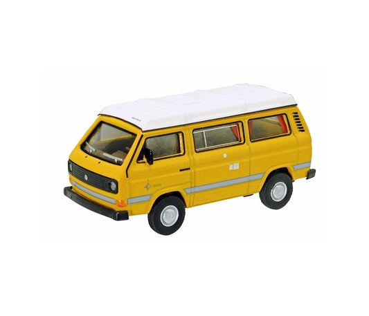 Schuco - Volkswagen T3 Camper à toit plat Joker Jaune - Échelle 1/64 452013800