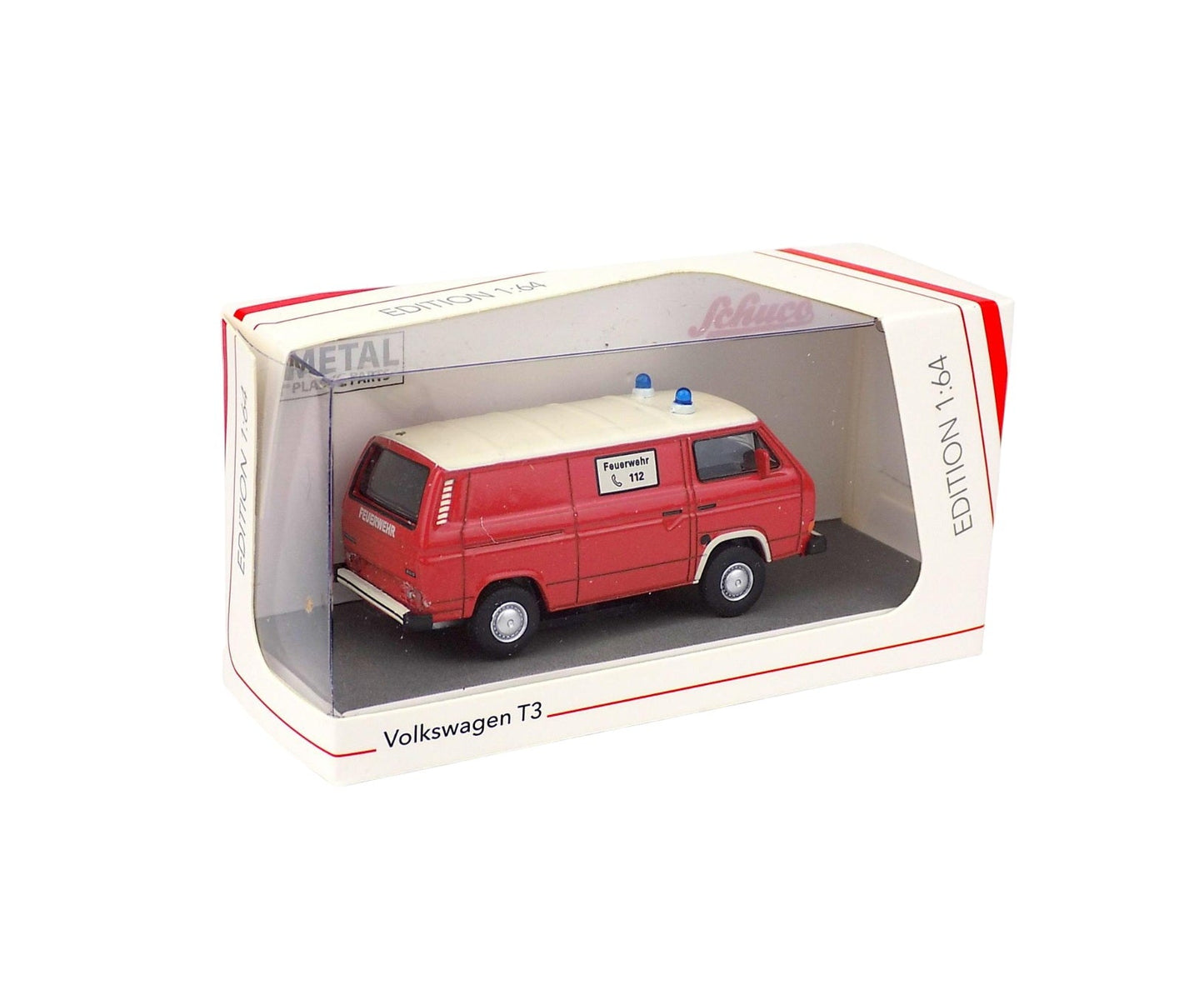 Schuco - Volkswagen T3 Van Feuerwehr - Scala 1/64 452027900