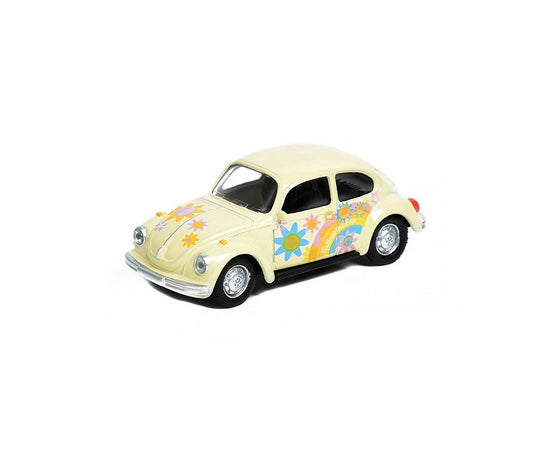 Norev - Volkswagen Coccinelle 1303 1973 Peace & Love - Échelle 1/64 environ