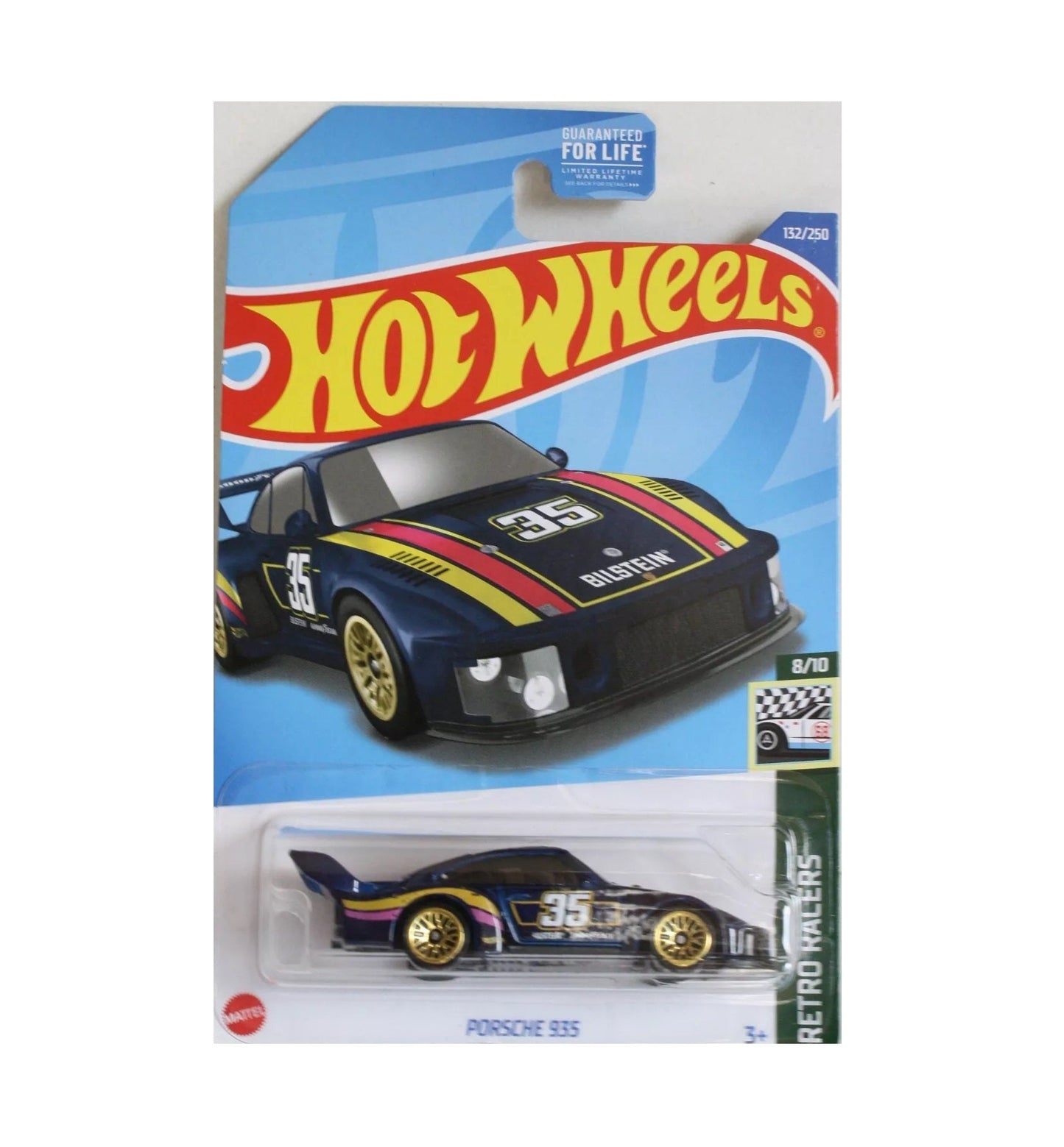 Hot Wheels - Porsche 935 Blue Retro Racers - Échelle 1/64