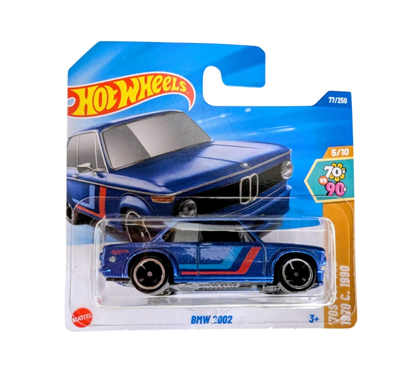 Hot Wheels - BMW 2002 - HW 70S Vs 90S 5/10 - Échelle 1/64 Approx.