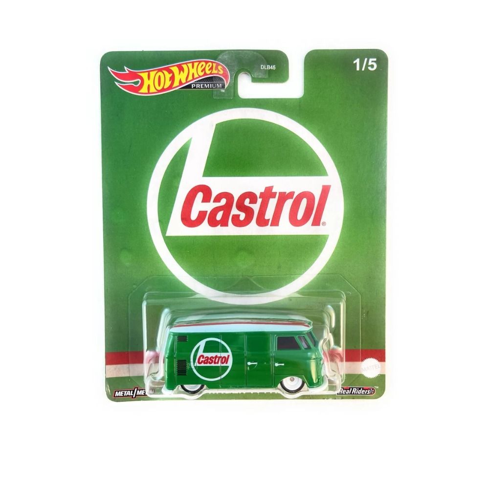 Hot Wheels Premium - Volkswagen T1 Panel Bus (Castrol) - Scale 1/64
