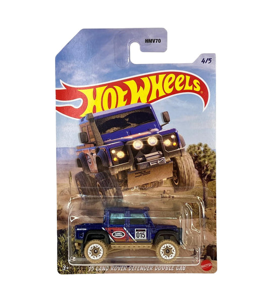 Hot Wheels - Land Rover Defender Double Cab '15 - Échelle 1/64 environ