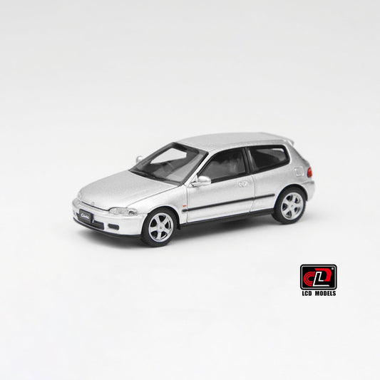 Modèles LCD - Honda Civic SiR II (EG6) - Argent - Échelle 1/64 LCD64034-SI
