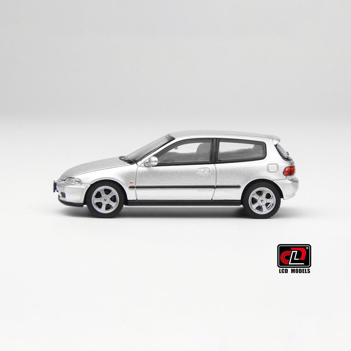 Modèles LCD - Honda Civic SiR II (EG6) - Argent - Échelle 1/64 LCD64034-SI