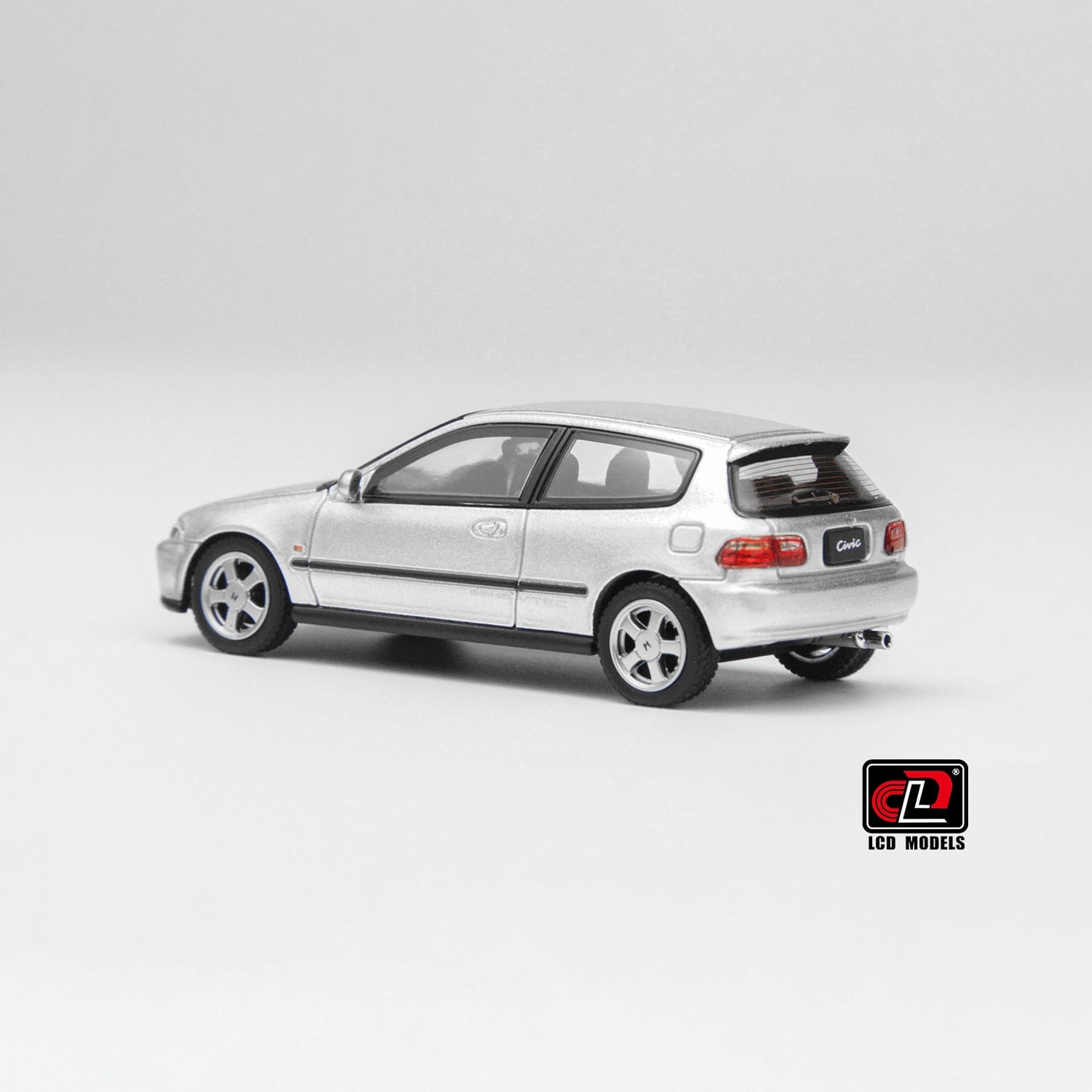 Modèles LCD - Honda Civic SiR II (EG6) - Argent - Échelle 1/64 LCD64034-SI