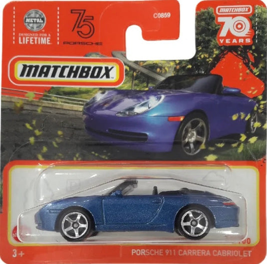 Matchbox - Porsche 911 Carrera Bleue #79 - Matchbox - Échelle 1/64 environ