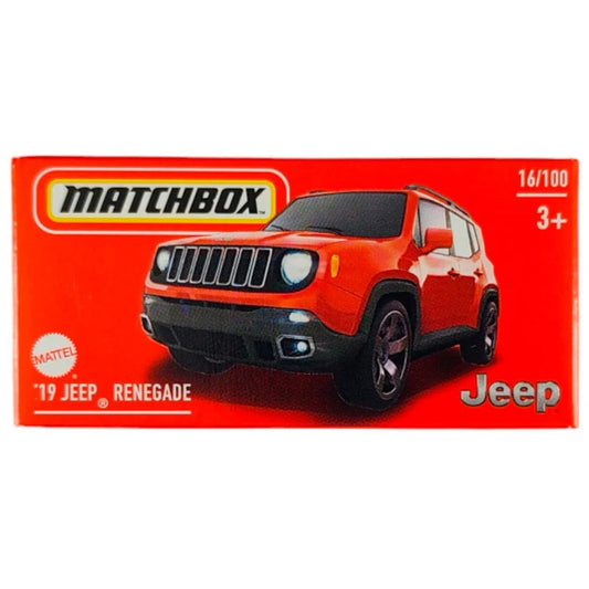 Matchbox - Jeep Renegade 2019 #16 - Matchbox - Échelle 1/64 environ