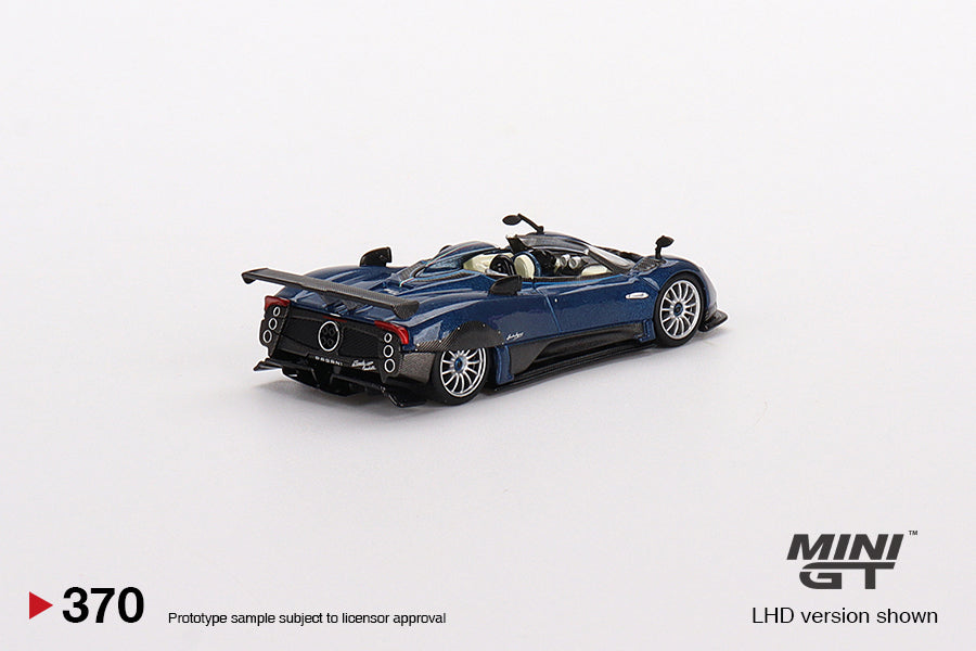 Mini GT - Pagani Zonda HP Barchetta Blue Tricolore - 1/64 Scale MGT00370-MJ MiJo Exclusives